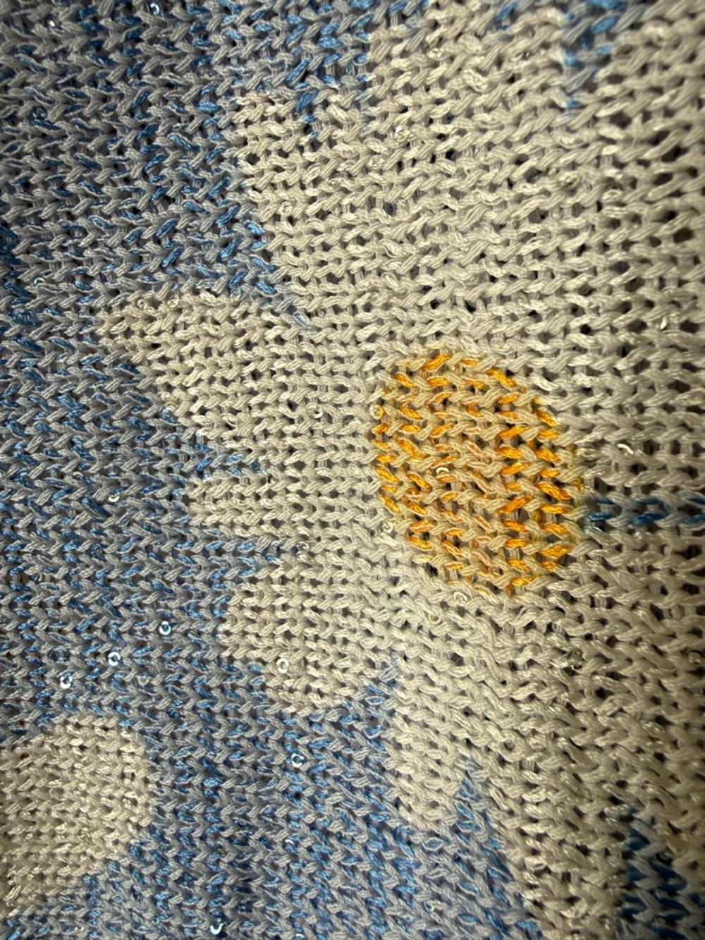 Sioni Daisy Pattern Sweater - Picture 3 of 5